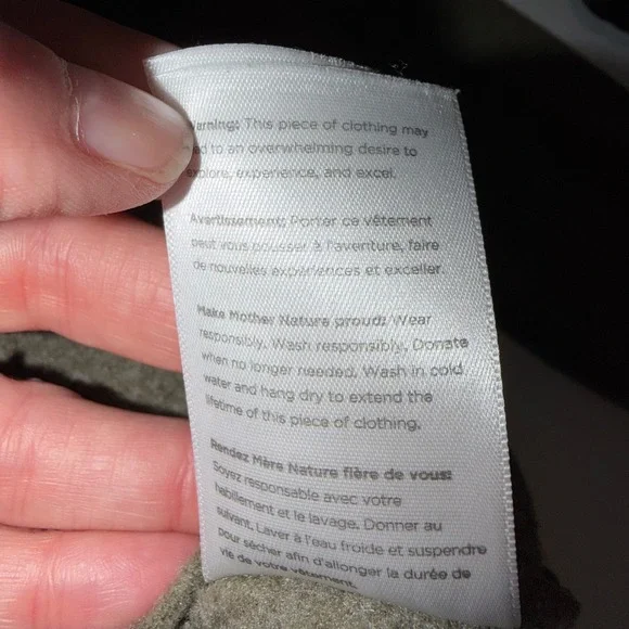 Tentree Womens Small Olive Green Nature Print Raglan Sweatshirt Organic Cotton - Picture 13 of 13